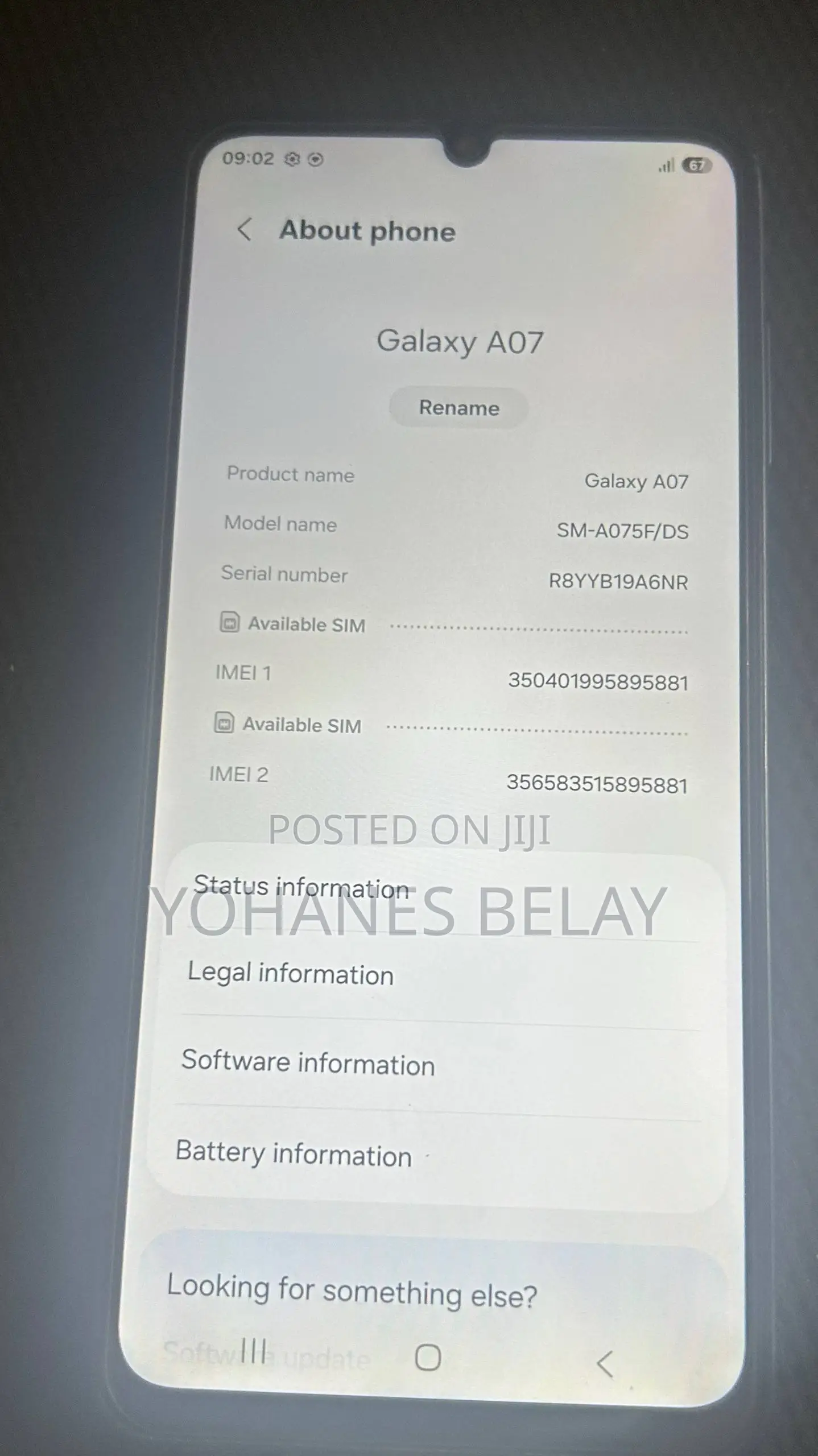 Samsung Galaxy A07 128 GB Green
