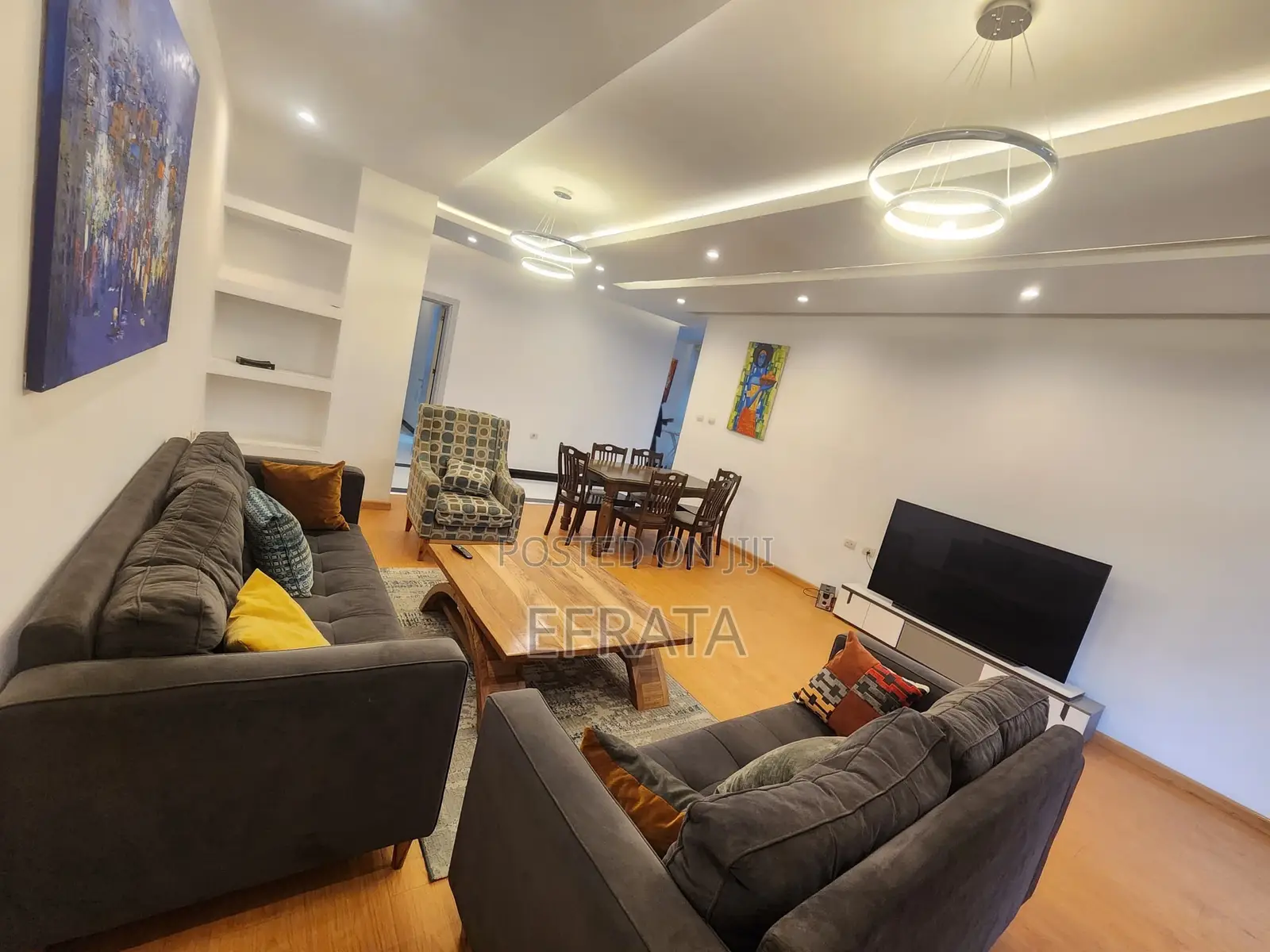 Furnished 3bdrm Apartment in Bole for rent
