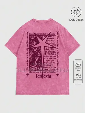 ROMWE MEN Street Life Sprin G/Summer Casual Graphic Pin