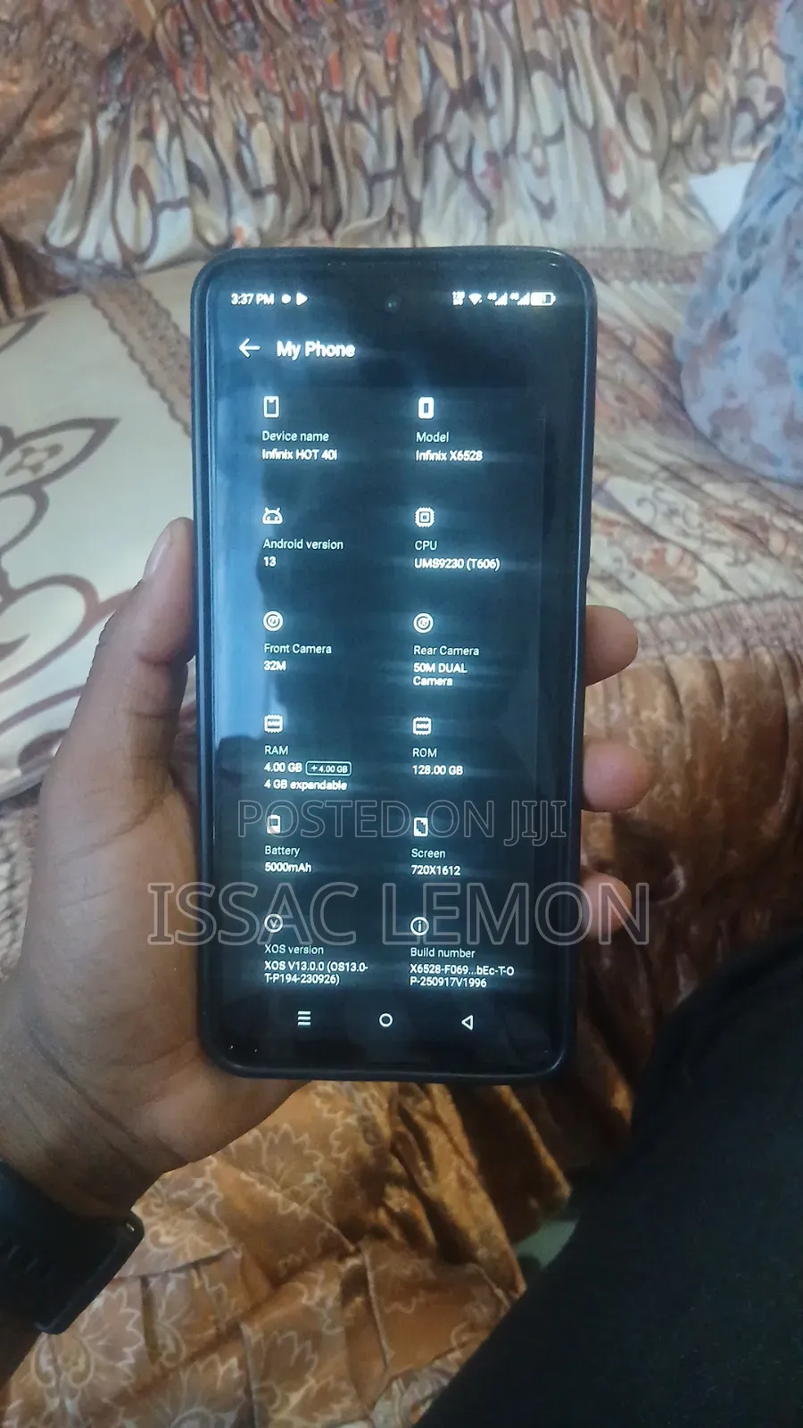Infinix Hot 40i 128 GB Blue