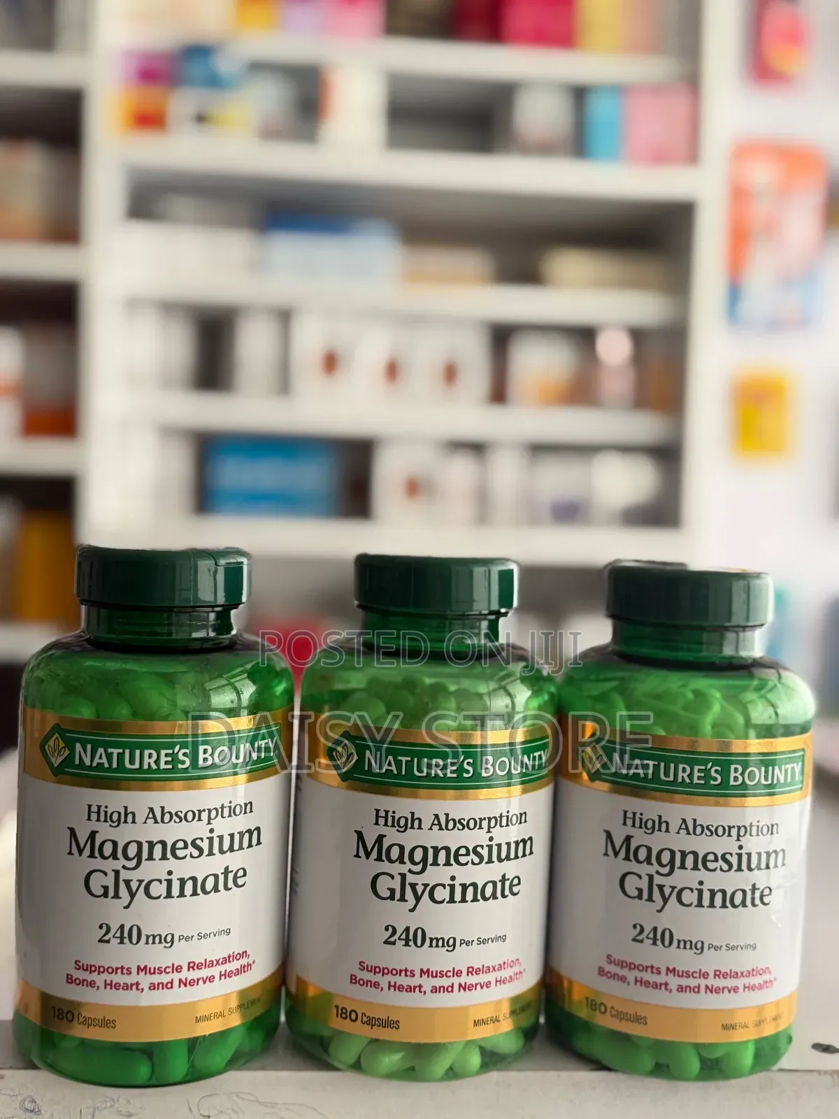 Nature's Bounty Magnesium Glycinate (180 Capsules)