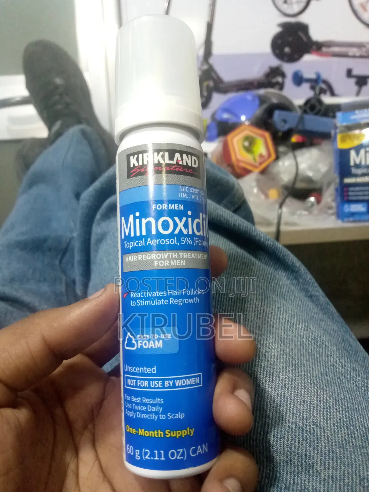 Original Foam Minoxidil 5% ለፈጣን ለውጥ በተሻለ አጠቃቀም!