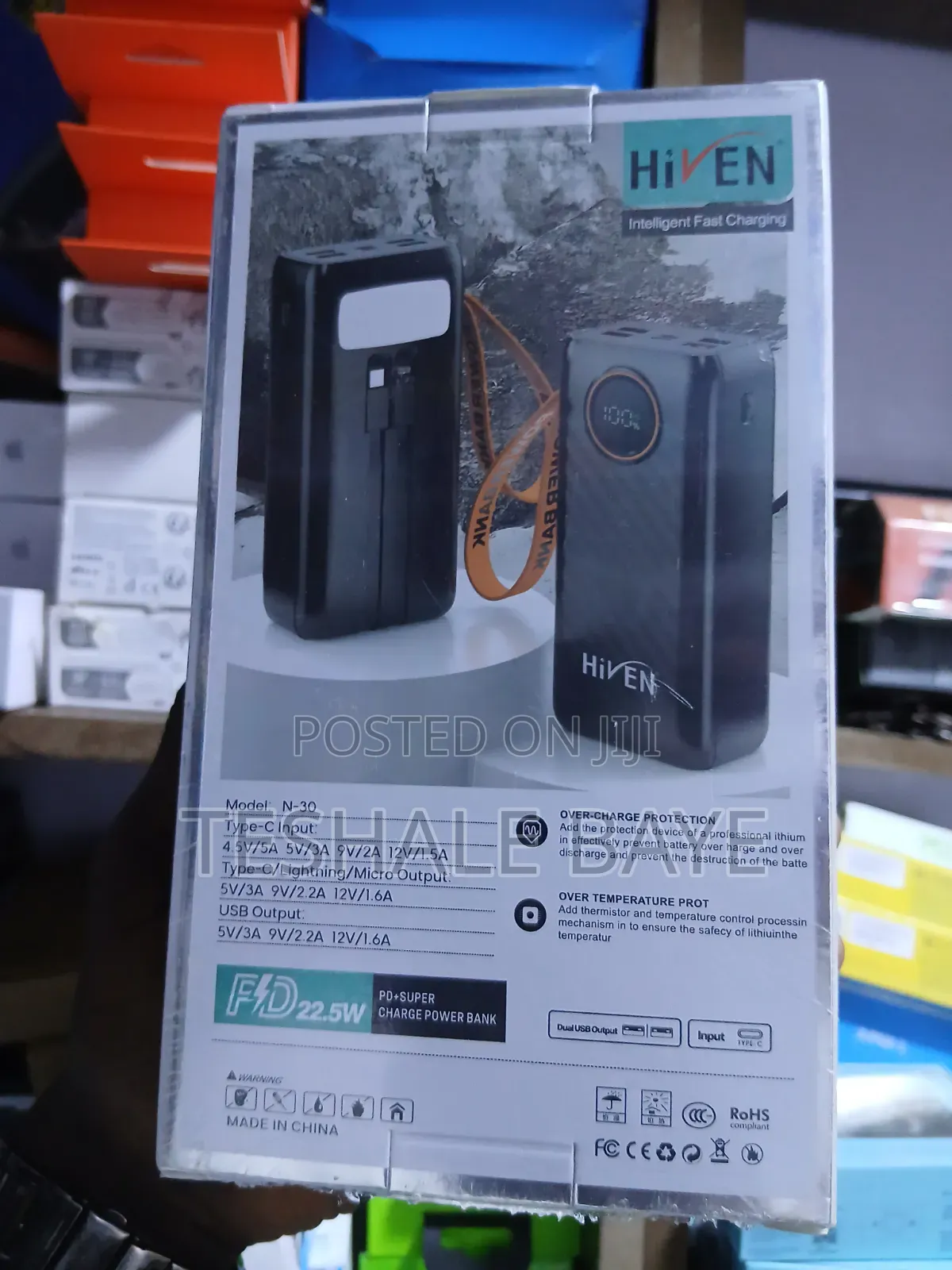 Hi-en N-30 22.5W Fast Charging Power Bank