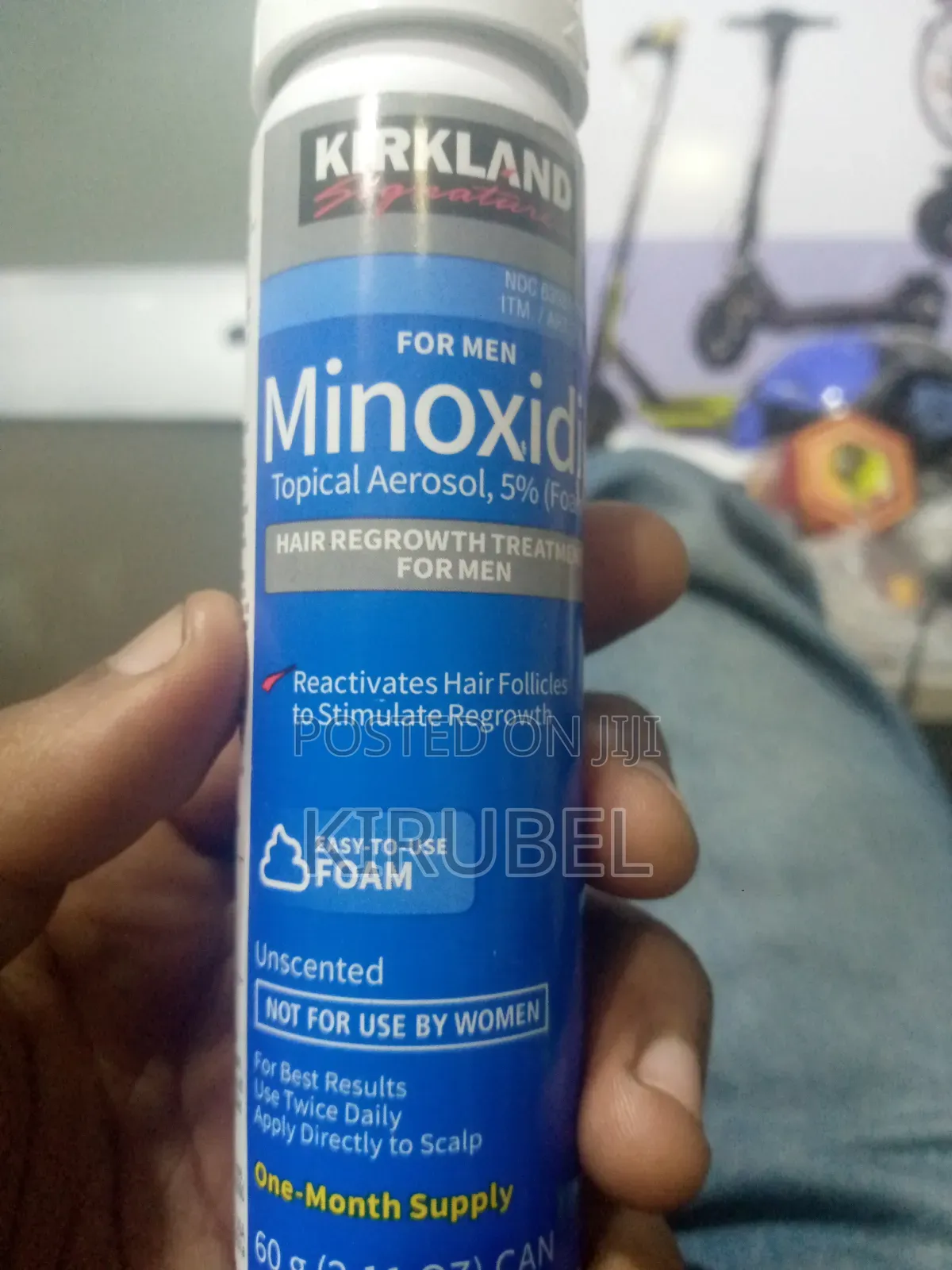 Foam Minoxidil Reactivates Hair Follicles
