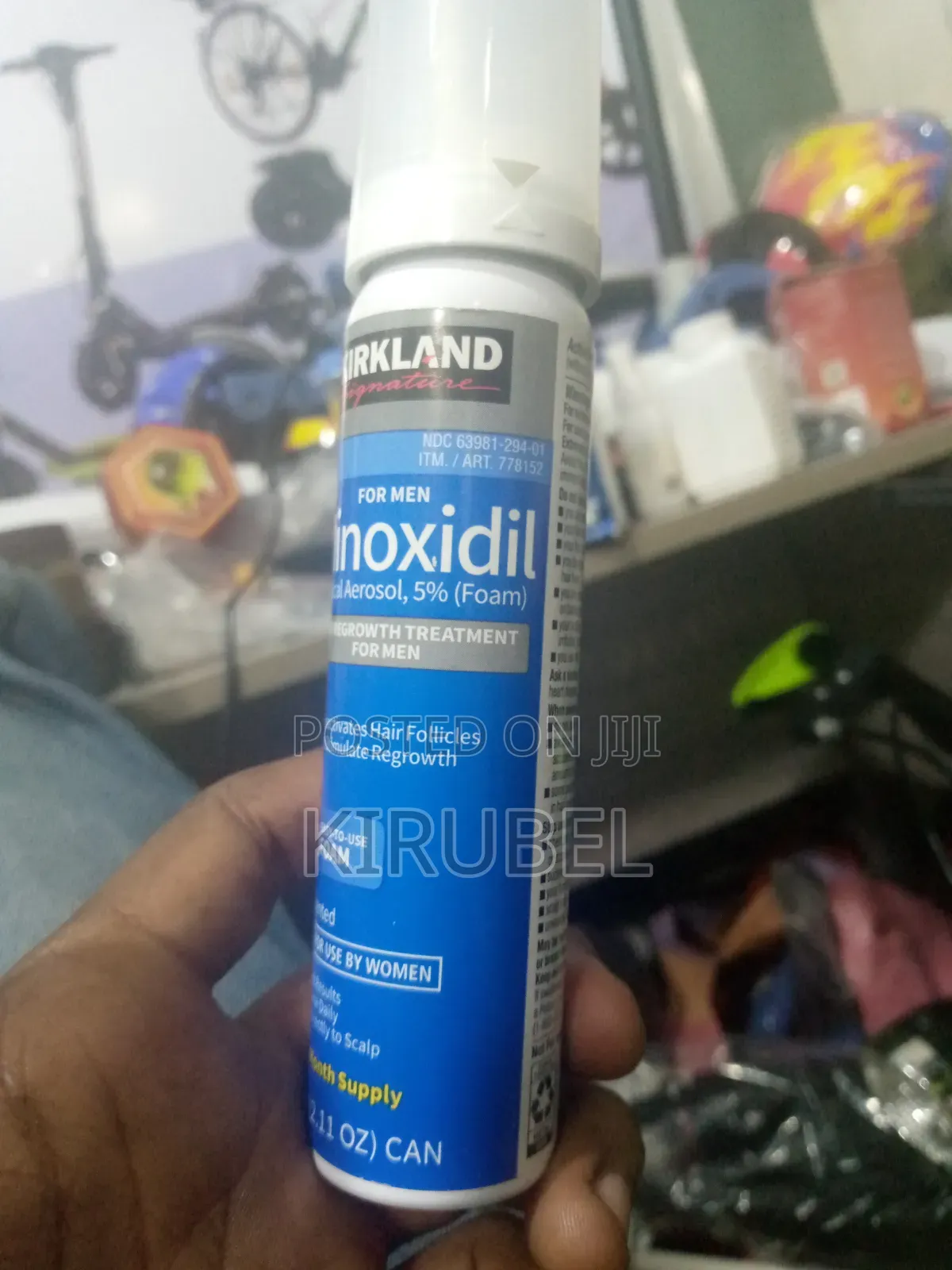Foam Minoxidil Reactivates Hair Follicles