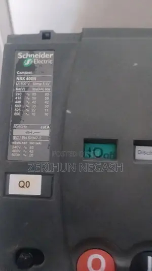 NXS 400 Modeled Circuit Breakers