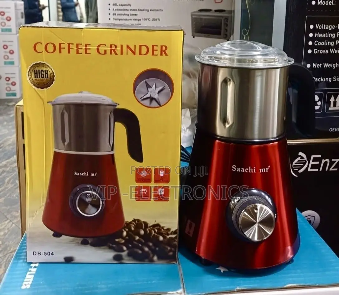Saachi Coffee Grinder – Electric Stainless Steel Coffee Spice Grinder