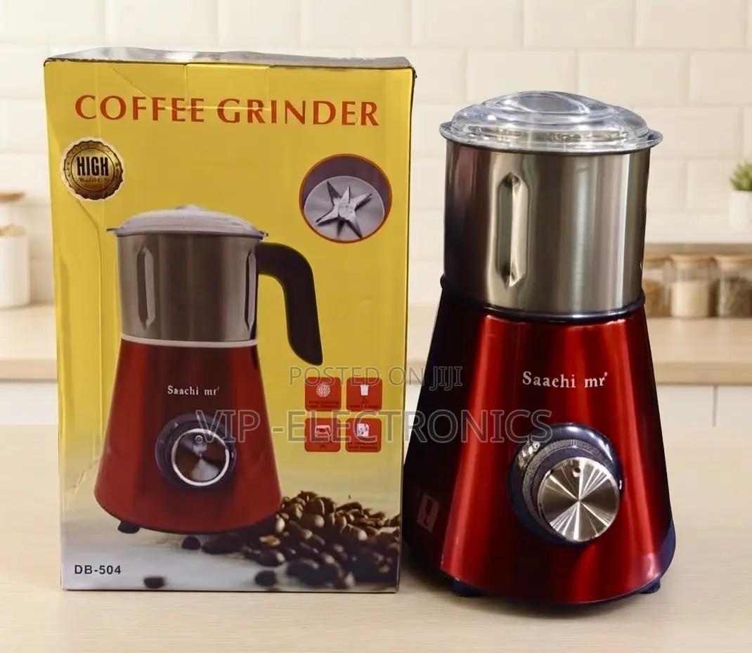 Saachi Coffee Grinder – Electric Stainless Steel Coffee Spice Grinder