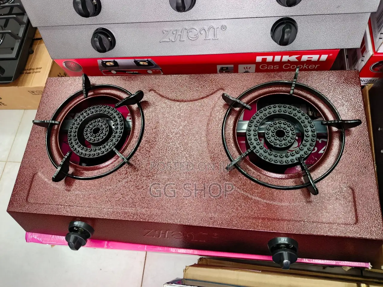 2Plate Gas Burner Stove