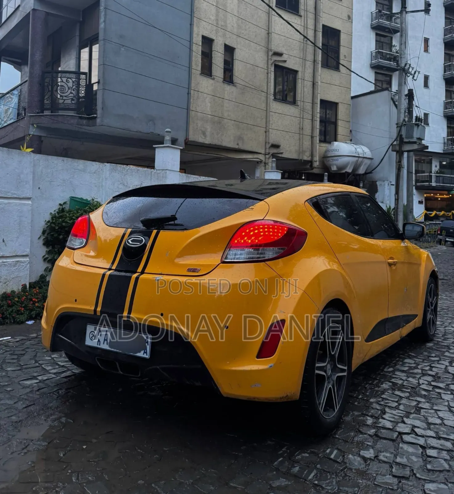 Hyundai Veloster Turbo 2013 Yellow