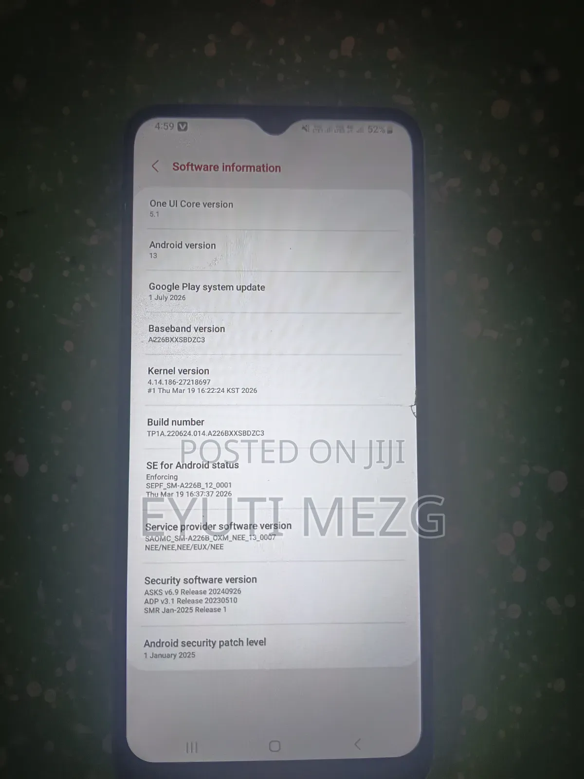 Samsung Galaxy A22 5G 64 GB Purple