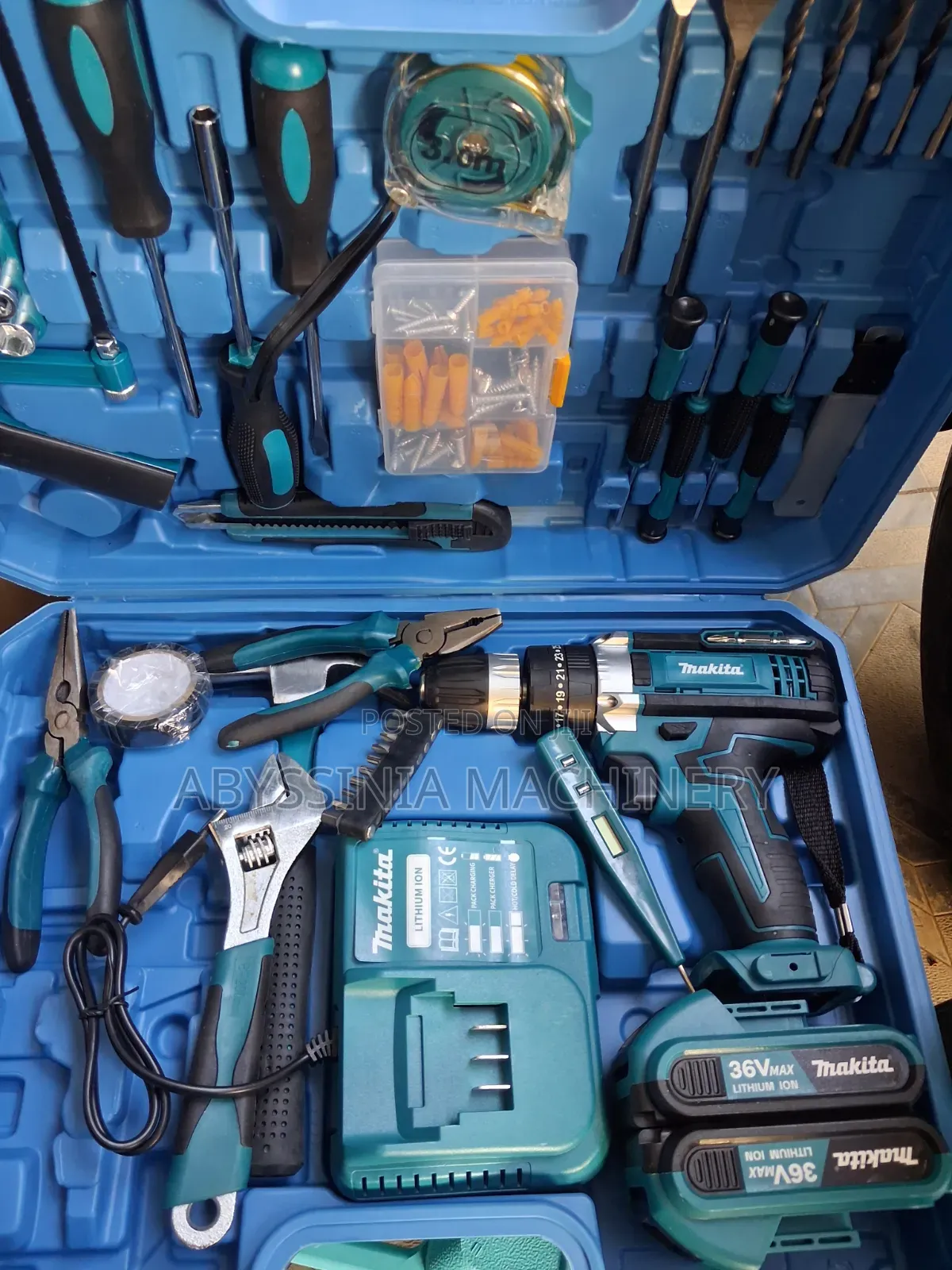 SEO Title:
Makita Rechargeable Drill Full Accessories Drill Set