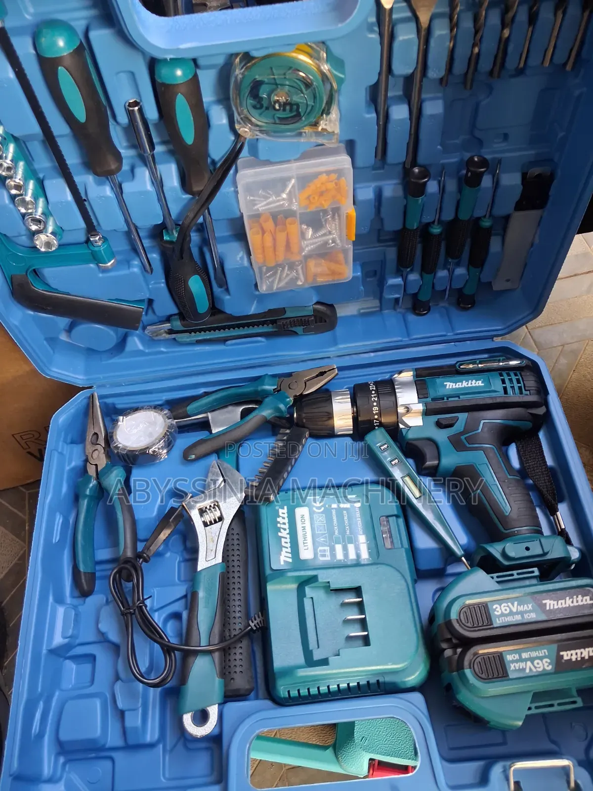 SEO Title:
Makita Rechargeable Drill Full Accessories Drill Set