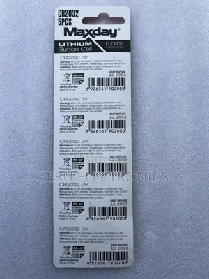 Maxday CR2032 3V Lithium Button Cell