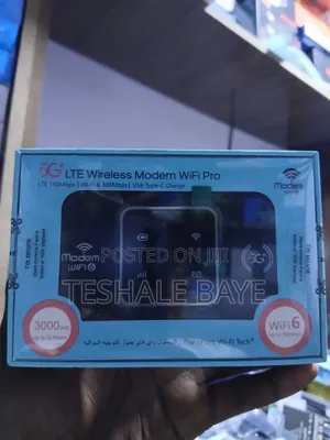 5G LTE Wireless Modem WiFi Pro (የገመድ አልባ ዋይፋይ ሞደም)
