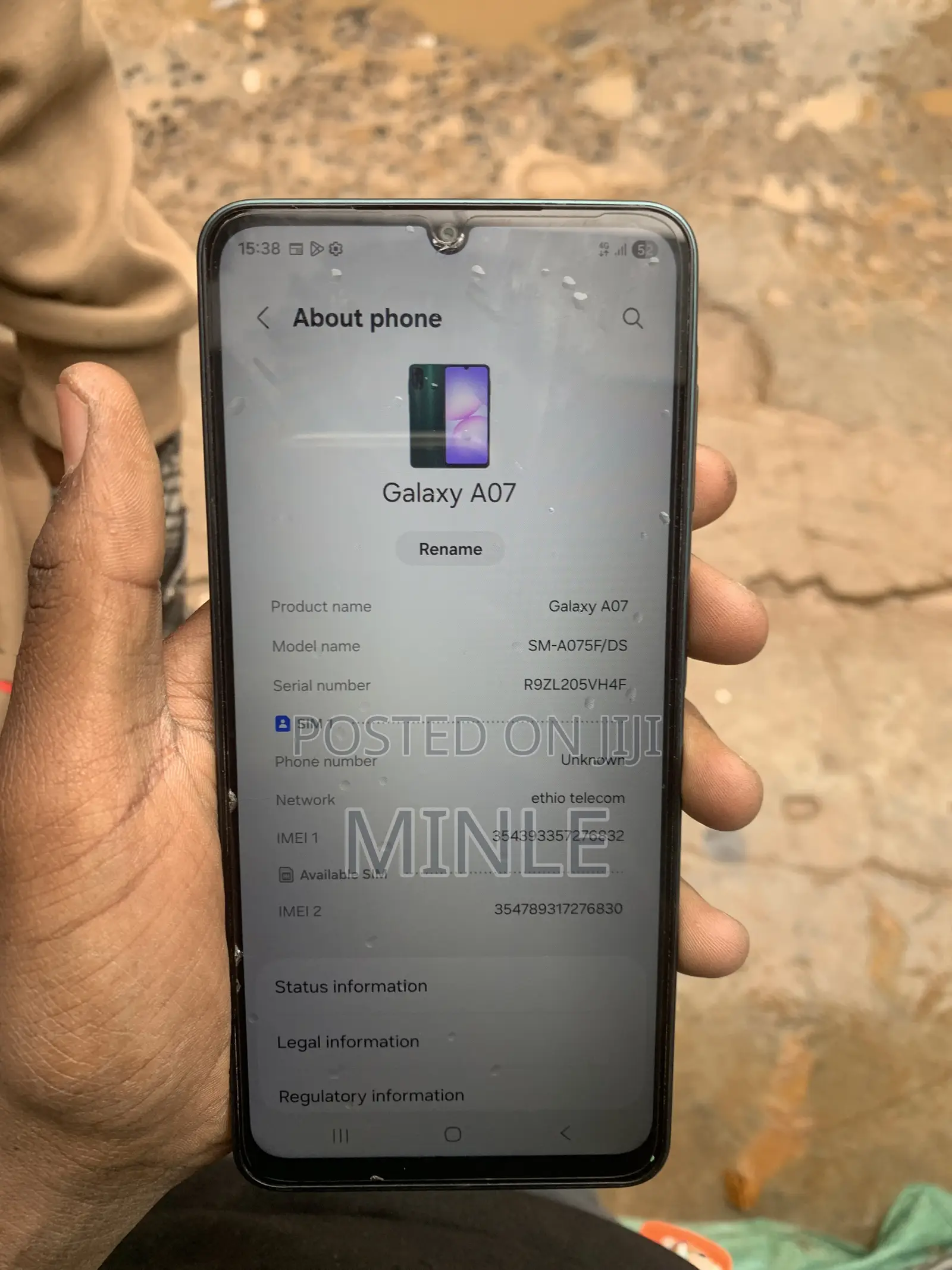 Samsung Galaxy A07 64 GB Green