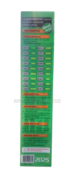 Universal TV Remote Controller