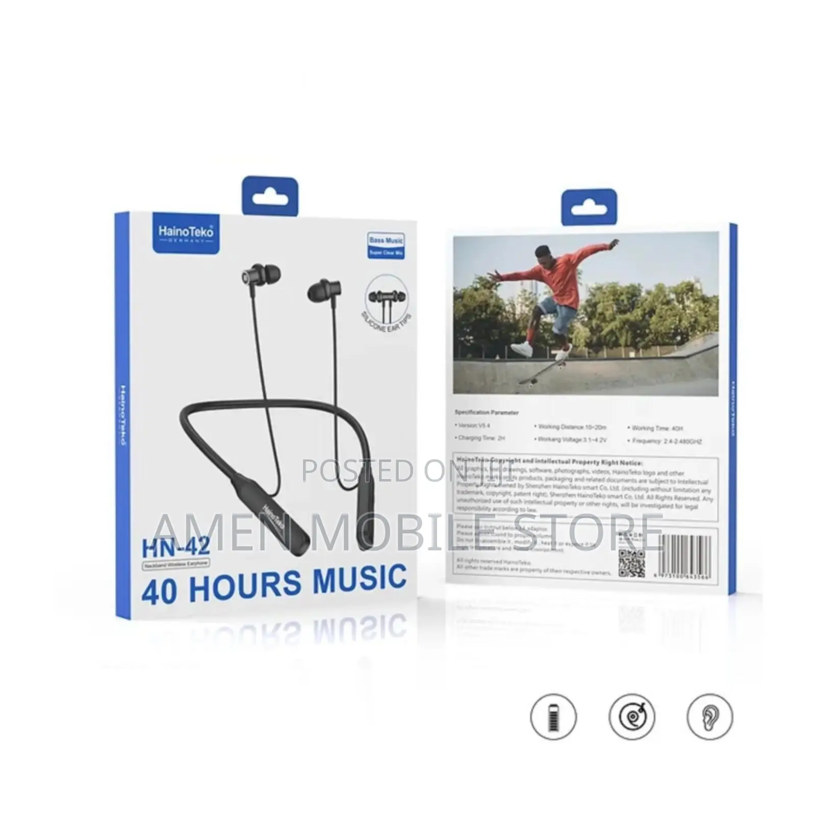 HainoTeko HN-42 Bluetooth Neckband