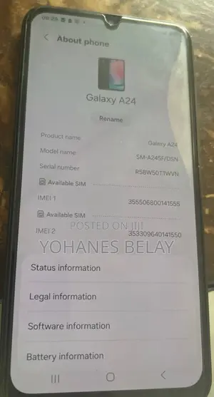 Samsung Galaxy A24 128 GB Black