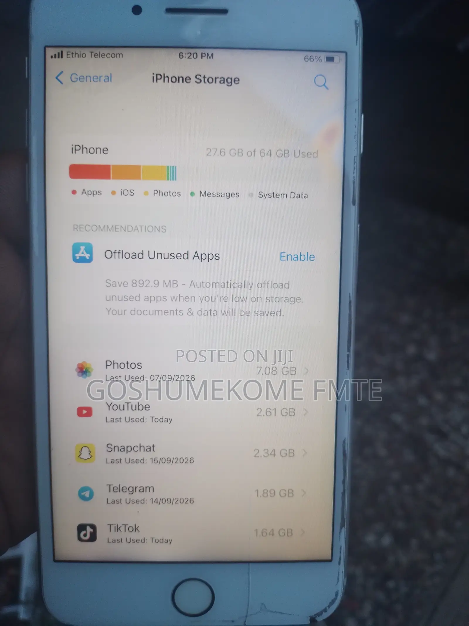 Apple iPhone 8 Plus 64 GB White