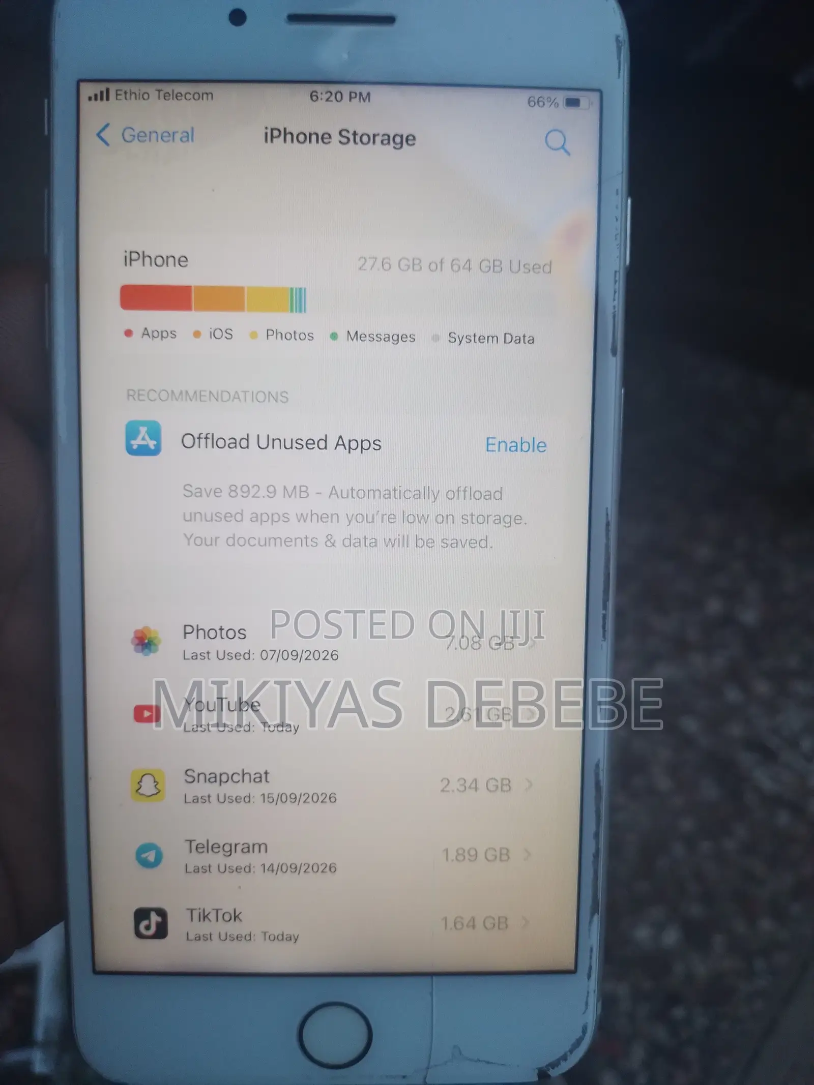 Apple iPhone 8 Plus 64 GB White