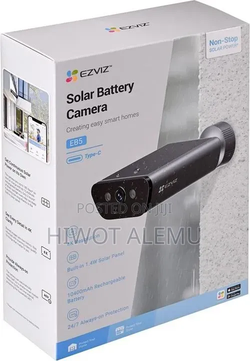 Solar Battery Camera EB5
