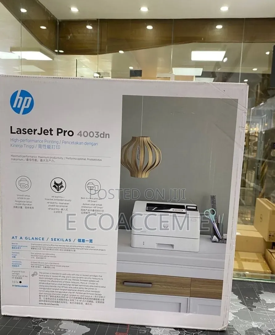 HP LaserJet Pro 4003dn : •