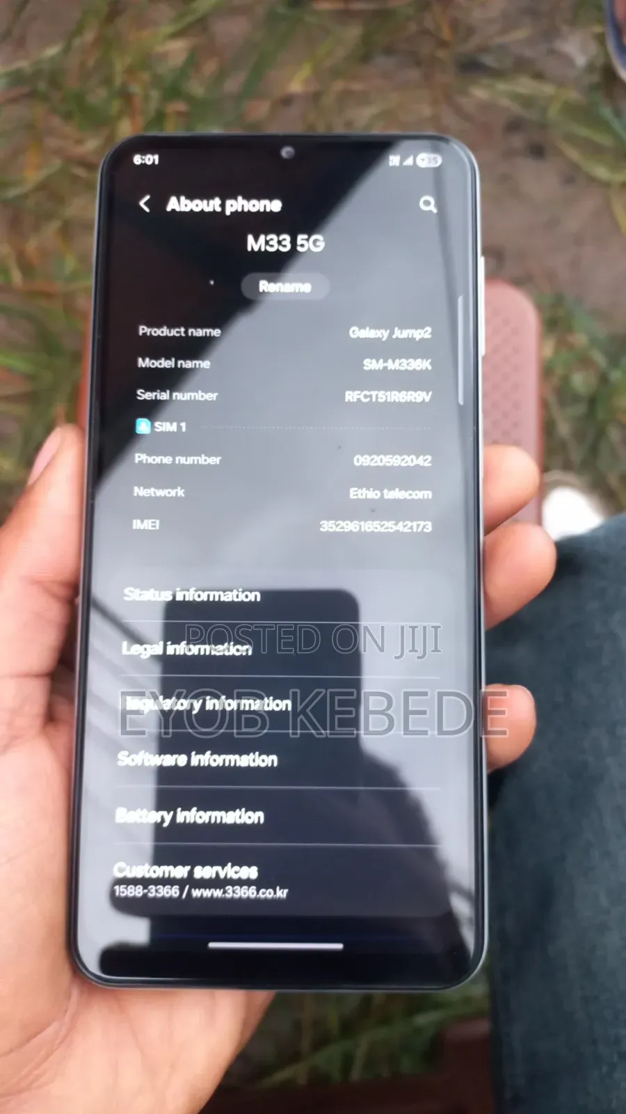 New Samsung Galaxy M33 5G 128 GB White