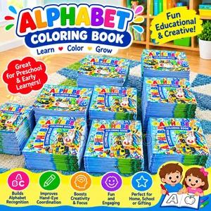 Hard Copy Contour Drawing Coloring Book Including Colored PDF