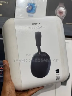 Premium Sony WH-1000XM6 Wireless Headphones in Black.