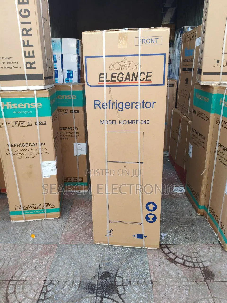 Elegance 340,l Refrigerator Cooler Seastem