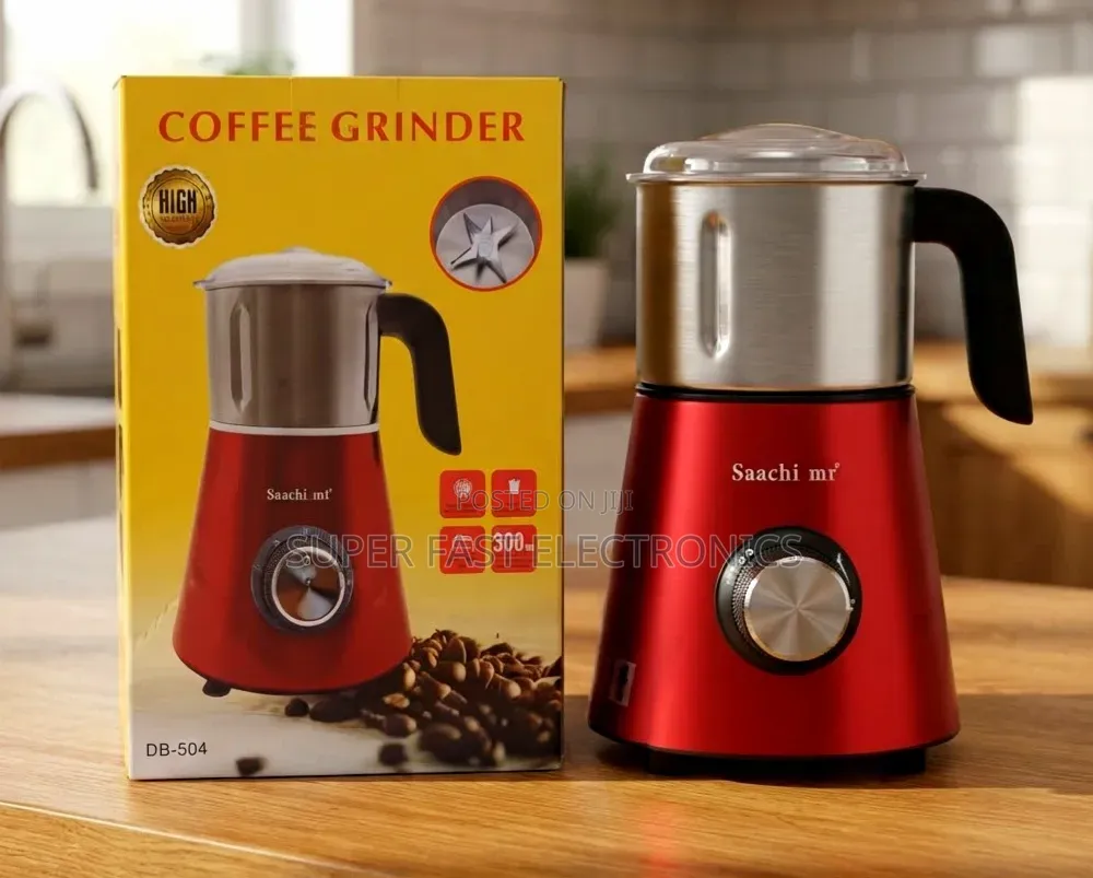 Saachi Coffee Grinder – 300W Stainless Steel Coffee Spice Grinder