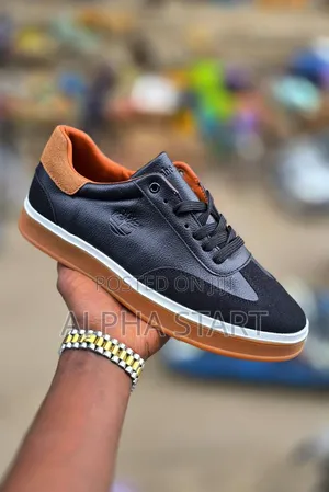 Timberland Opo Black Flat Lather High Master Quality Shoes for Man's