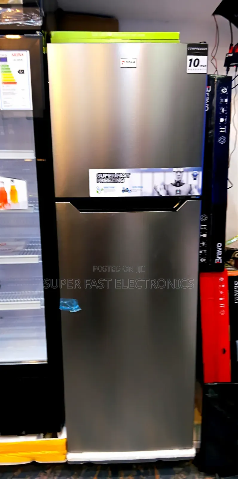Popular Refrigerator 450 –Fan System Large Capacity Frost-Free Fridge