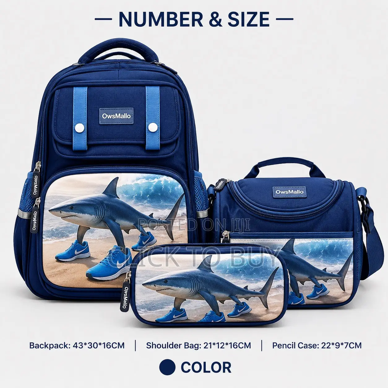 3pc School Bag