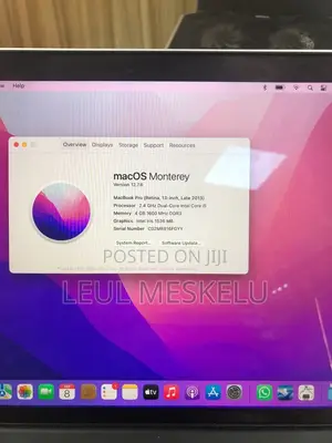 Laptop Apple MacBook Pro 2013 4GB Intel Core i5 SSD 128GB