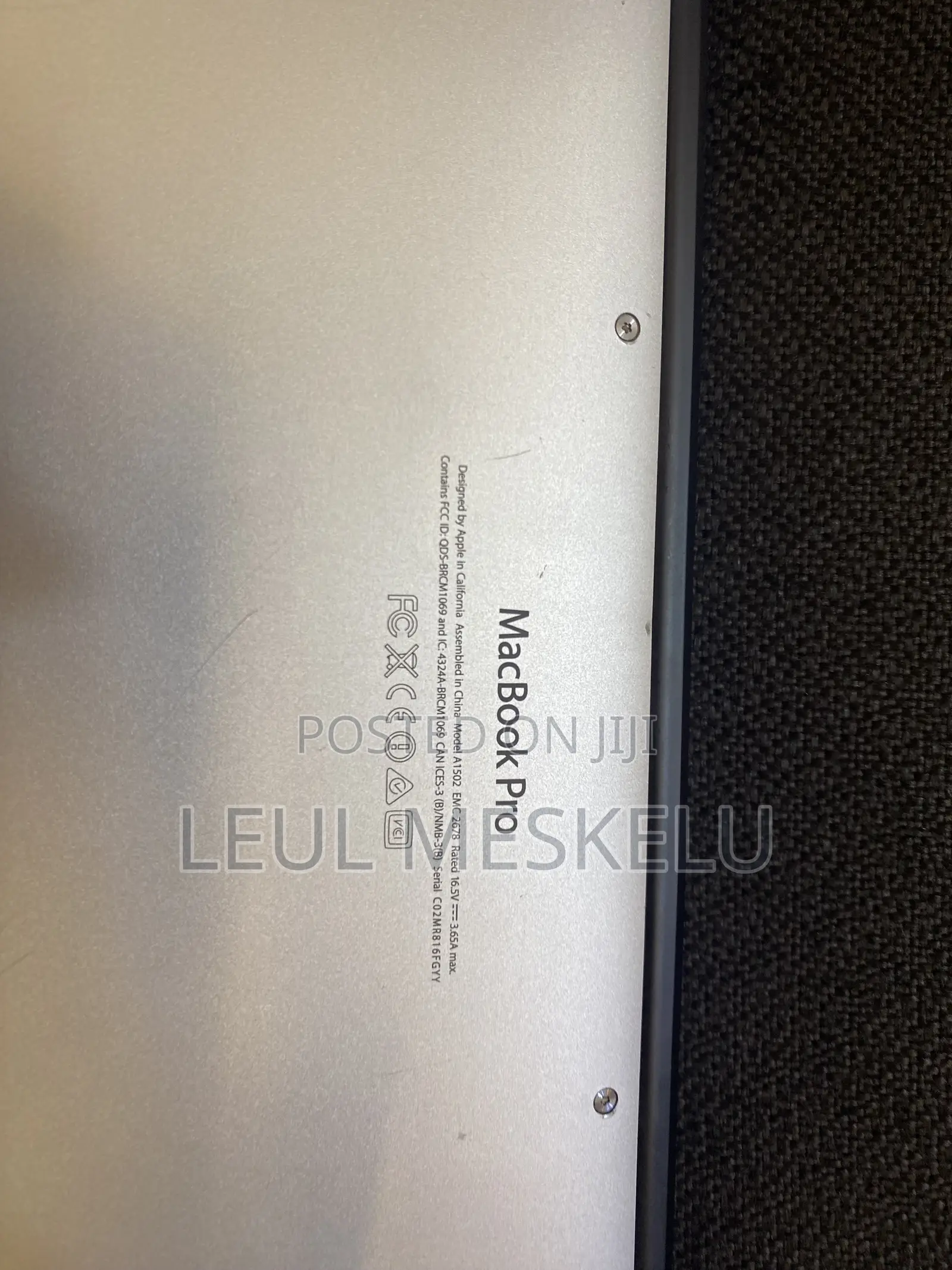 Laptop Apple MacBook Pro 2013 4GB Intel Core i5 SSD 128GB