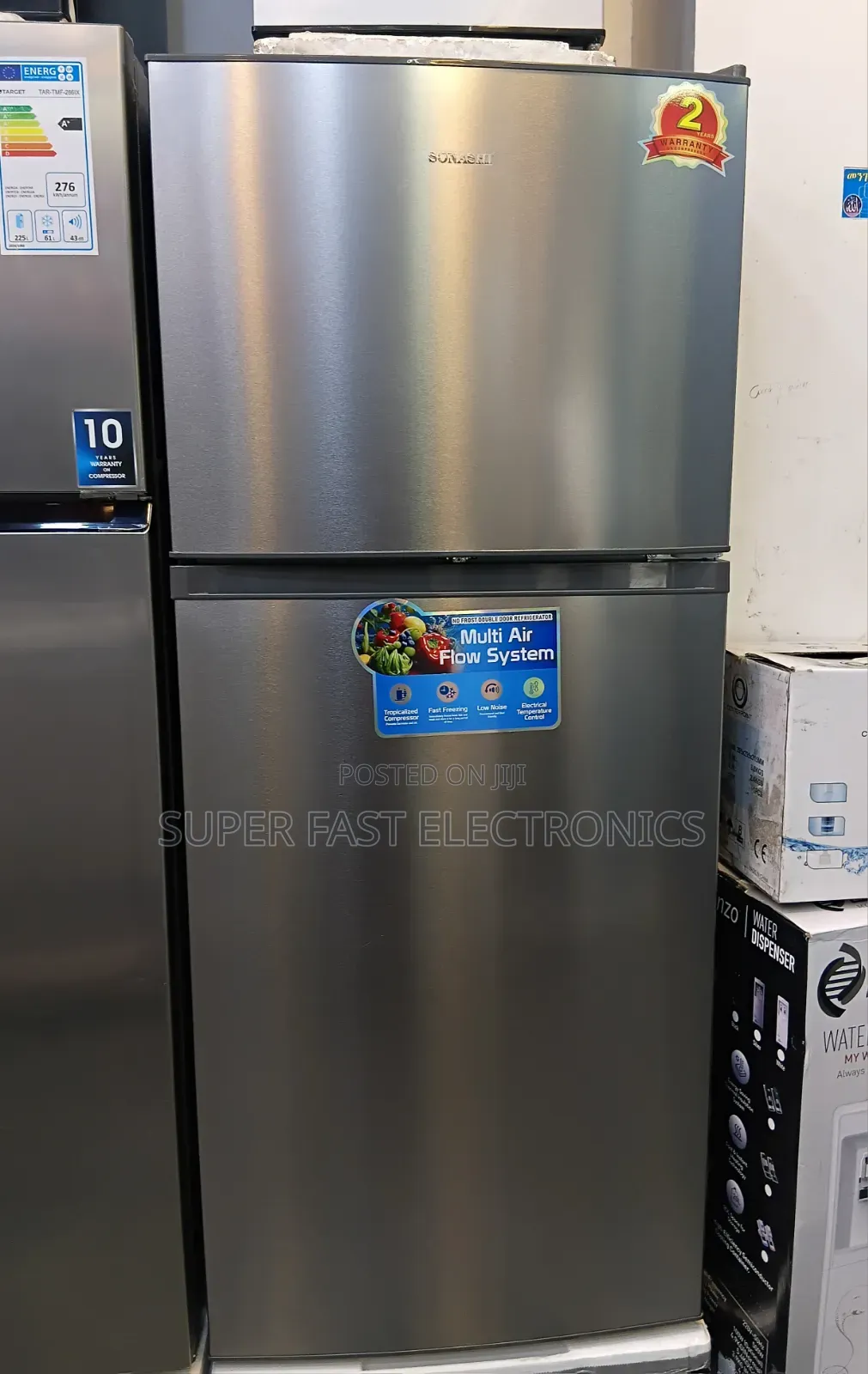 Sonashi Refrigerator 550 – Multi Air Flow System 2 Years Warranty
