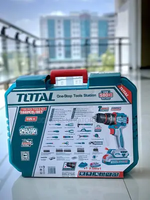 Total Tool Set 166 Pieces With Charegable Drill