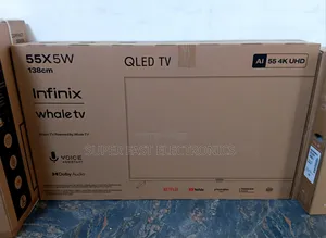 Infinix 55 Inch TV QLED Smart TV – UHD | Whale | Frameless TV