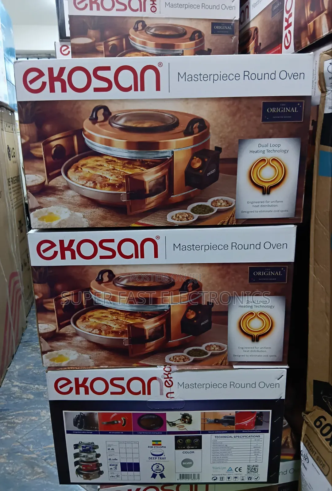 Ekosan Masterpiece Round Oven With Dual Loop Heating Technology
