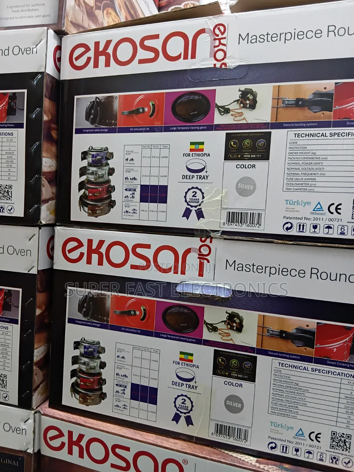 Ekosan Masterpiece Round Oven With Dual Loop Heating Technology