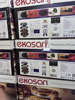 Ekosan Round Electric Oven – Dual Loop Heating Technology High Quality