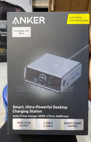 Anker Prime 250w 6-Port GaNPrime Desktop Charging Station