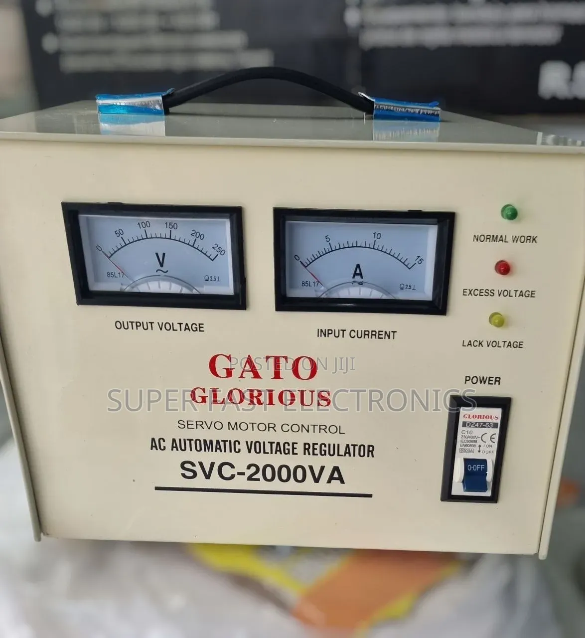 Gato Glorious SVC Servo Motor Control AC 2000VA Automatic Voltage