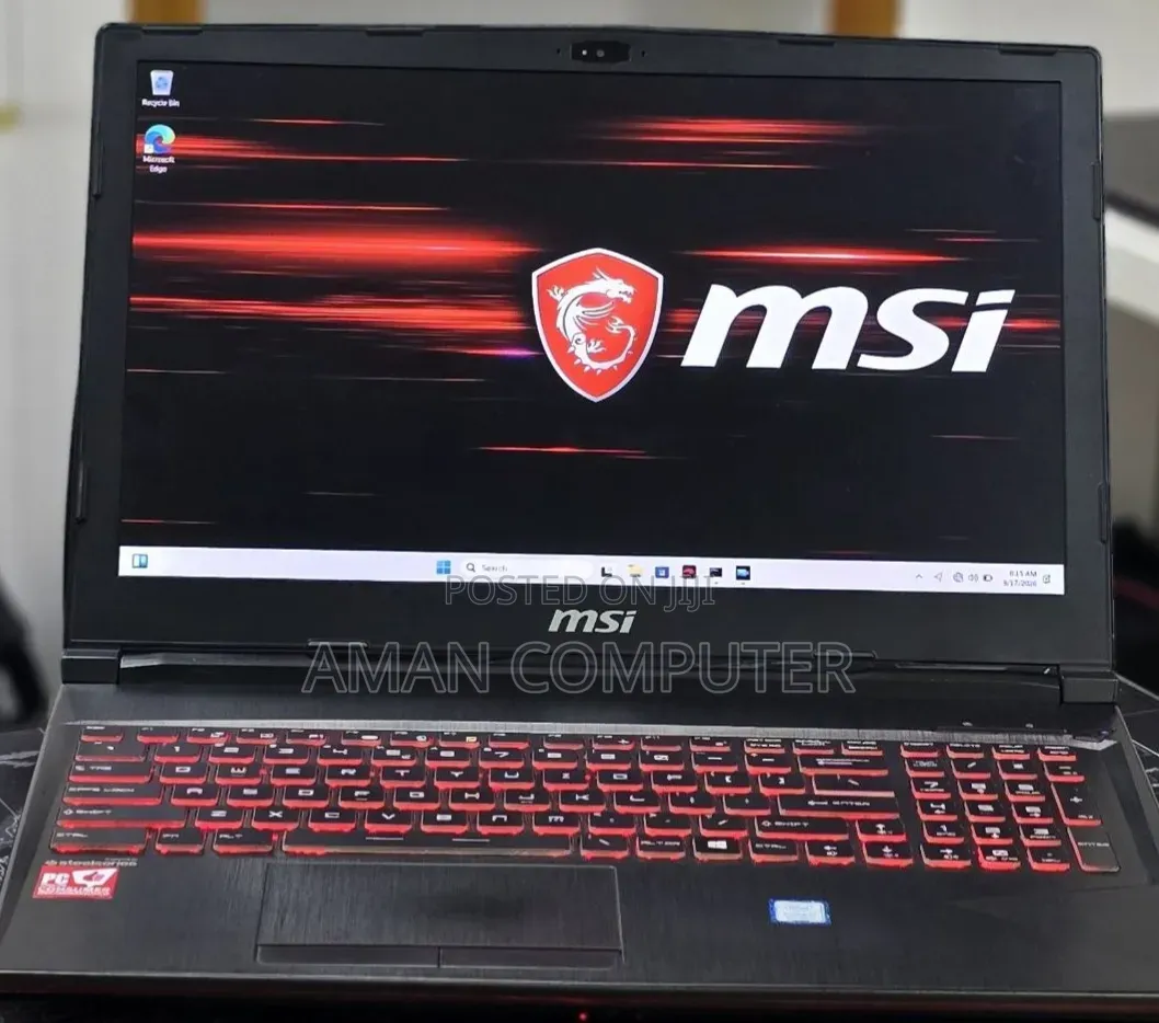 New Laptop MSI GP75 Leopard 16GB Intel Core i7 SSD 256GB