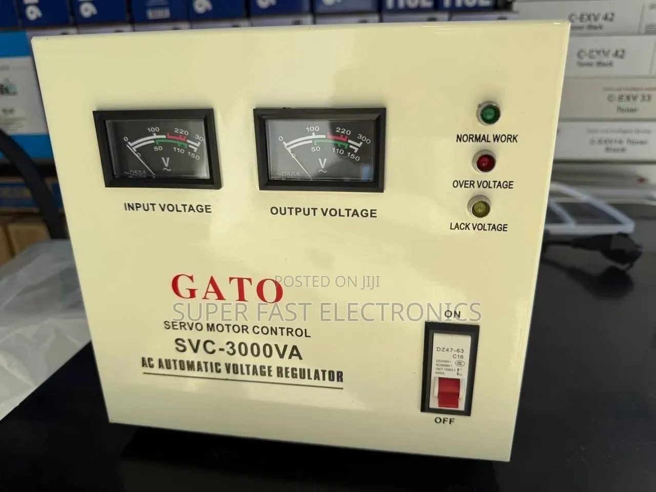 Gato Glorious Stabilizer SVC-3000VA Servo Motor Control AC Automa