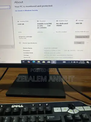 Desktop Computer Dell OptiPlex 9020 4GB Intel Core i3 HDD+SSD 500GB