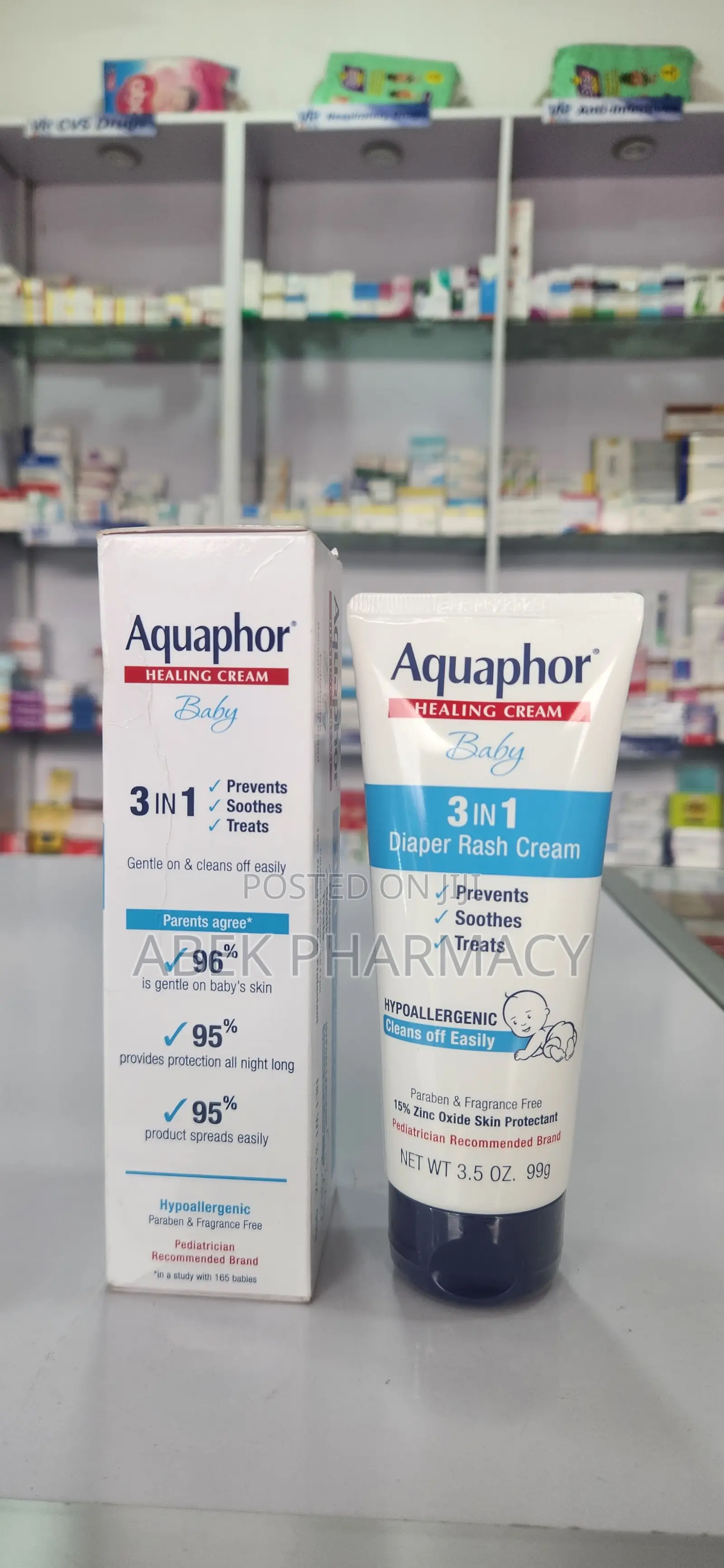 Aquaphor Baby 3 in 1 Diaper Rash Cream