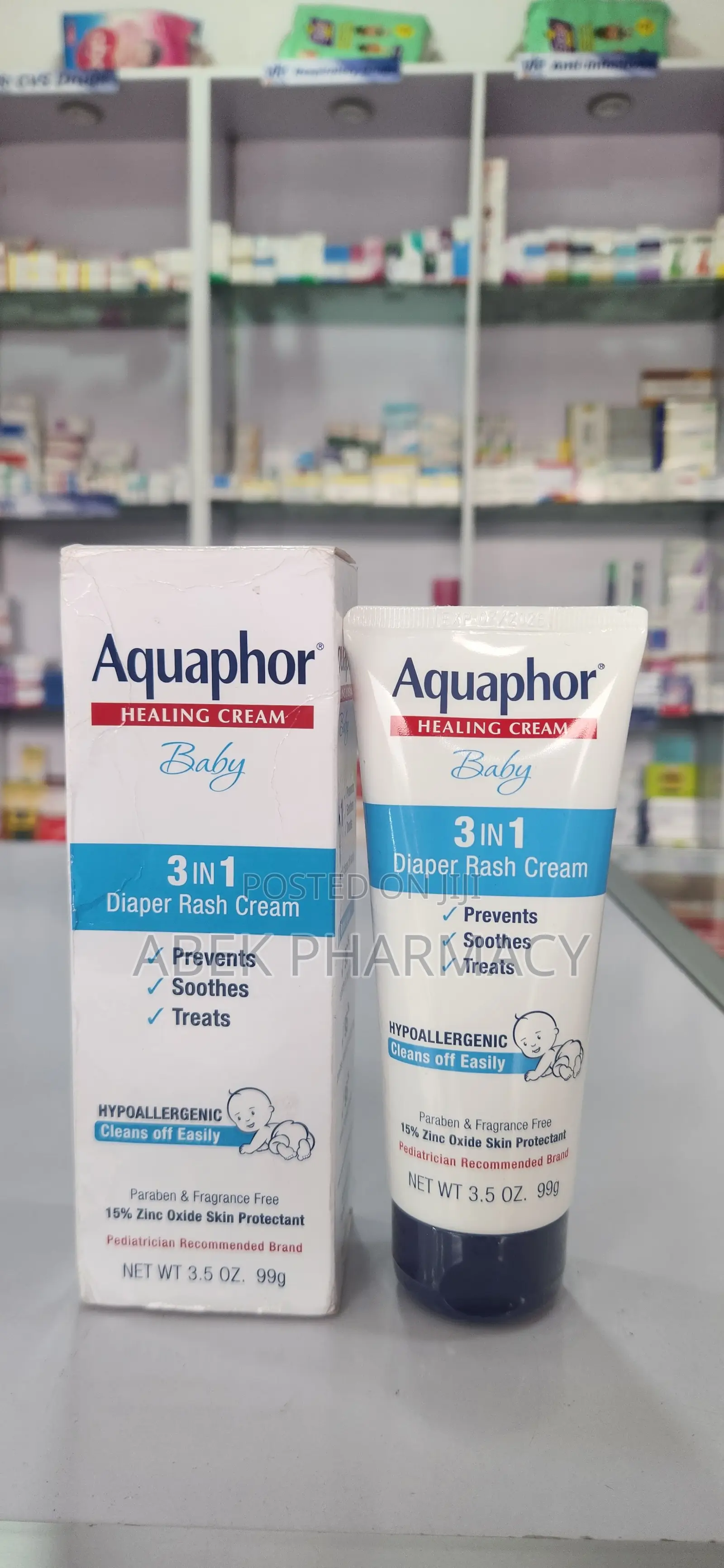 Aquaphor Baby 3 in 1 Diaper Rash Cream